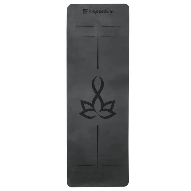 Joga podložka inSPORTline Padvana 183x61x0,4 cm - modrá