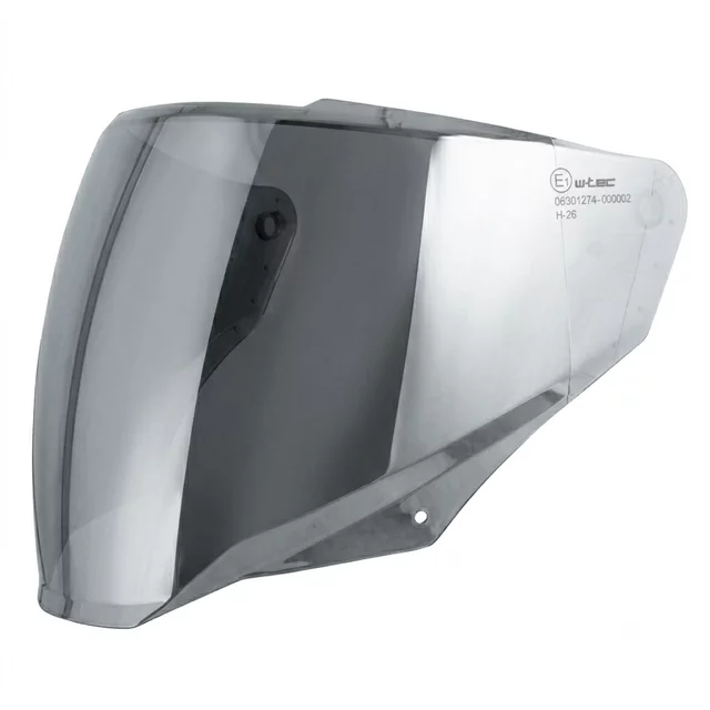 Náhradné plexi pre prilbu W-TEC Voltik - číra - zrkadlová