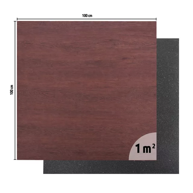 Záťažová podložka inSPORTline Luxteko Flat 100x100x1,5 cm - mramor