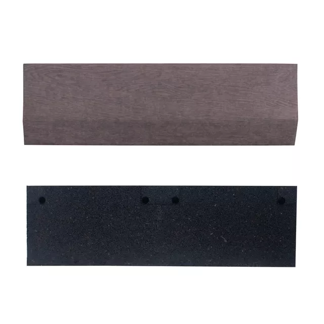 Nájazd pre podložky Luxteko Waffle 2cm 1ks - drevo