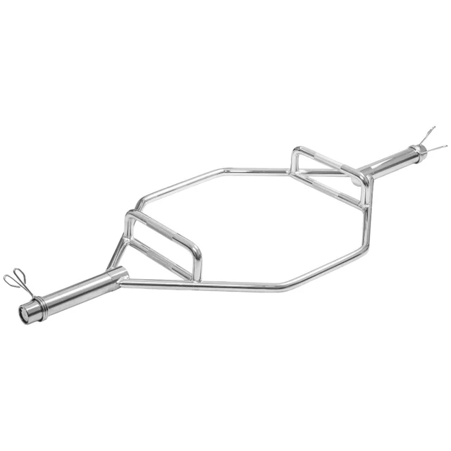 Hex olympijský hriadeľ inSPORTline Hexlif 140cm/50mm 21,8kg, do 200kg, s objímkami