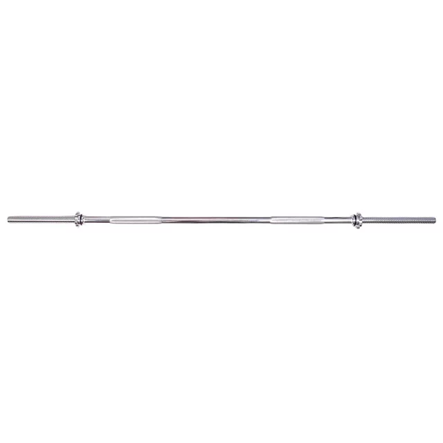 Vzpieračská tyč inSPORTline Welerty rovná 180cm/30mm so závitom a objímkami