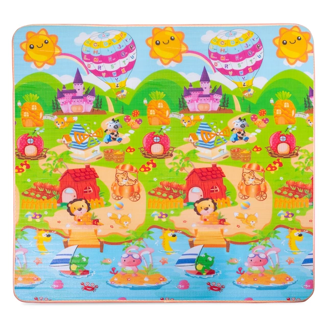 Rolovateľná detská podložka inSPORTline Lhotino 200x180x1,5 cm - Podmorský svet