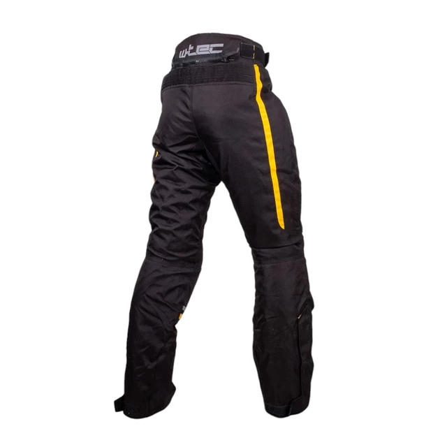 Pánske letné moto nohavice W-TEC Toranio - čierno-žltá