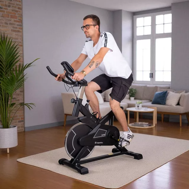 Cyklotrenažér inSPORTline Alfan - čierna