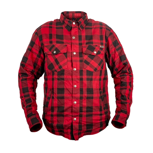 Moto košeľa BOS Lumberjack - Orange - Impact Red