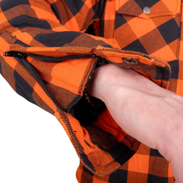 Moto košeľa BOS Lumberjack - Orange