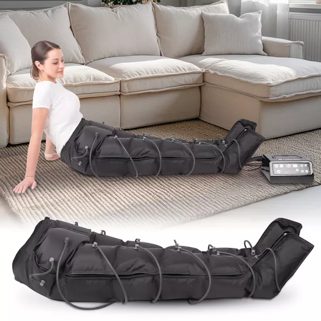 Kompresný masážny systém inSPORTline Compisimo s kompresnými nohavicami 112 cm