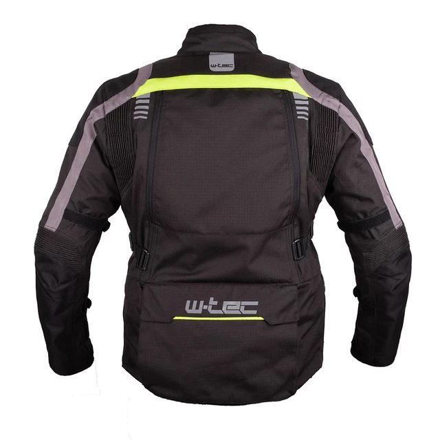 Touringová moto bunda W-TEC Smackton - 2.akosť - čierno-zelená