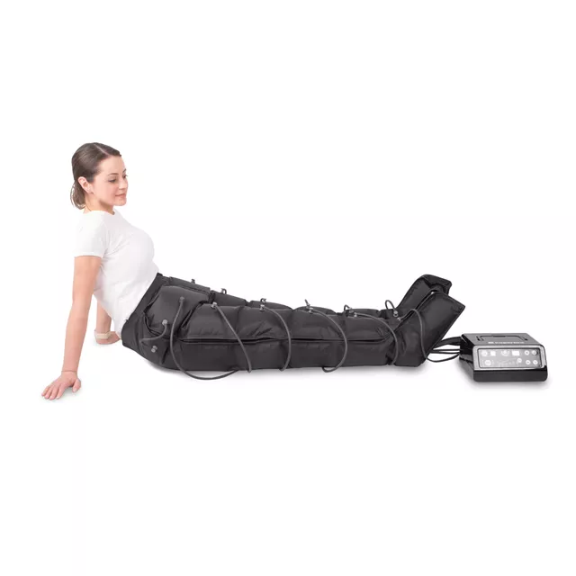 Kompresný masážny systém inSPORTline Compisimo s kompresnými nohavicami 112 cm