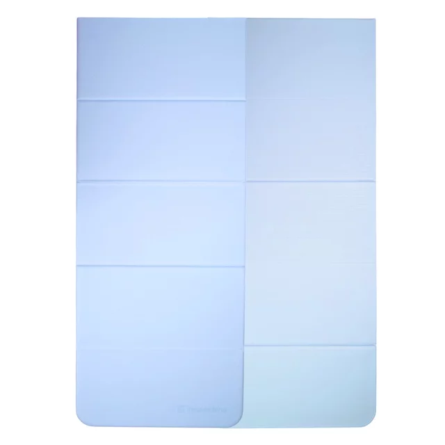 Skladacia podložka na cvičenie inSPORTline Lantemi 145x61x1 cm - svetlo modrá