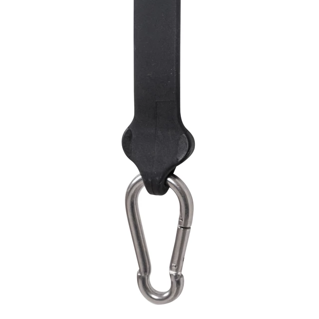 Balančná podložka inSPORTline Dome Edge s gumovými expandérmi 100 cm / 4,6 kg - čierna