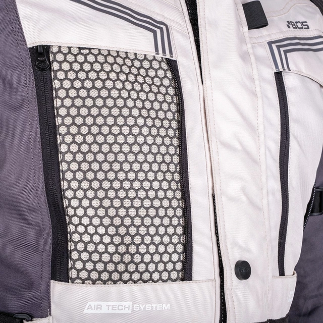 Pánska touringová moto bunda BOS Maximum - Gray
