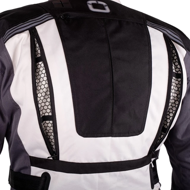 Pánska touringová moto bunda BOS Maximum - Gray