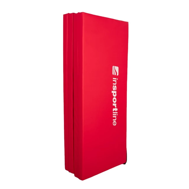 Skladacia gymnastická žinenka inSPORTline Kvadfold 200x120x5 cm - hnedá