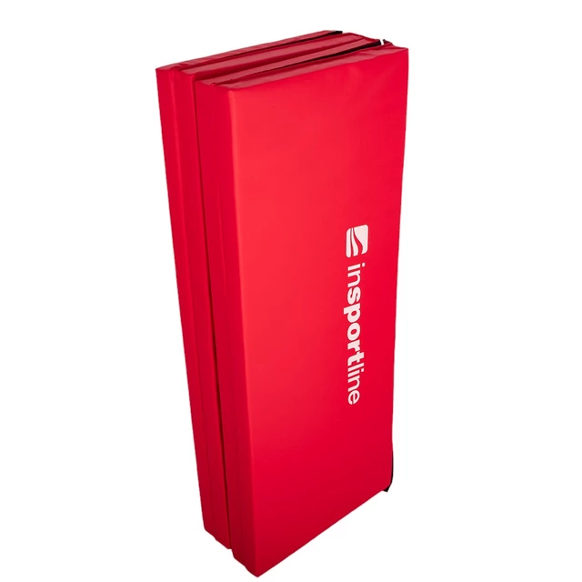 Skladacia gymnastická žinenka inSPORTline Kvadfold 200x120x5 cm - hnedá