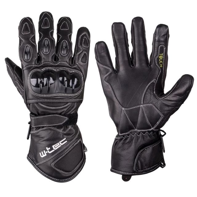 W-TEC motocyklové rukavice SUPREME - čierna