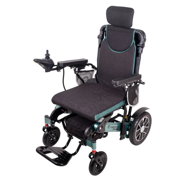 Elektrický invalidný vozík inSPORTline Hawkie Evo Plus II s polohovateľným operadlom 700W