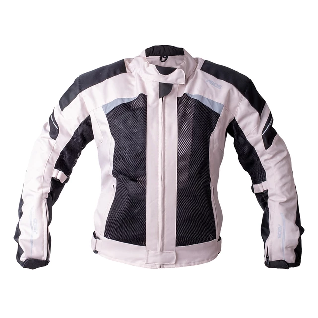 Dámska letná textilná moto bunda BOS Aylin - Silver Grey - Silver Grey