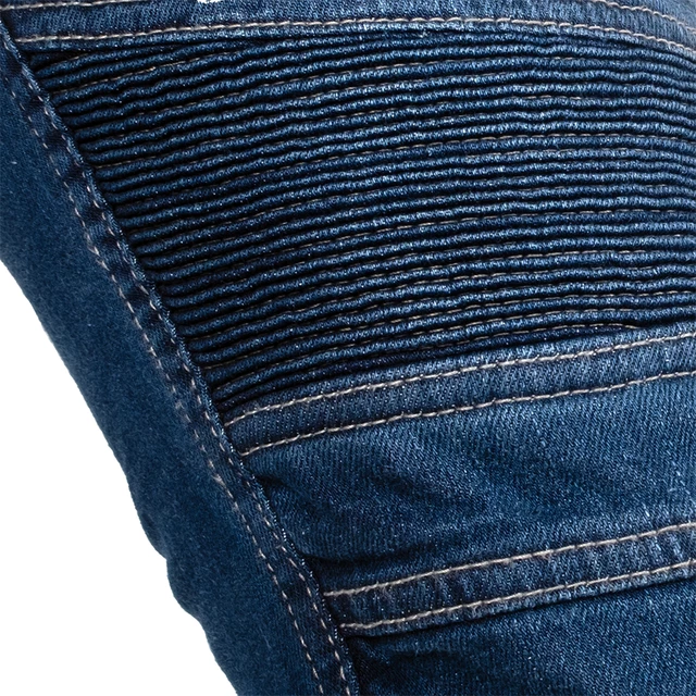 Pánske moto jeansy BOS Micas - Acid Blue