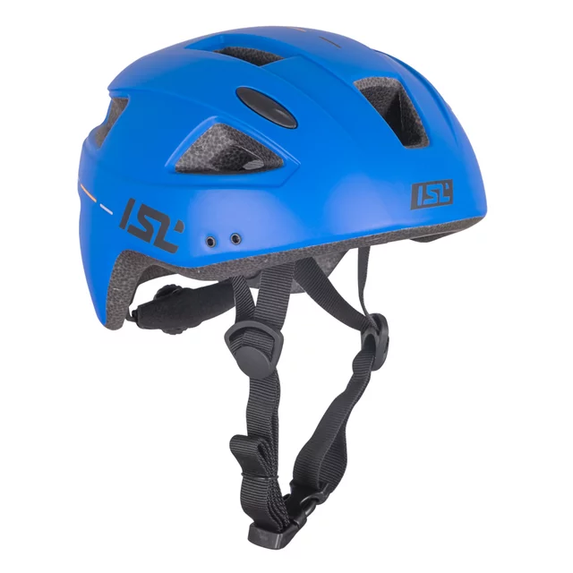 Detská cyklo prilba s LED svetlom ISL Lumiro - Pearl White