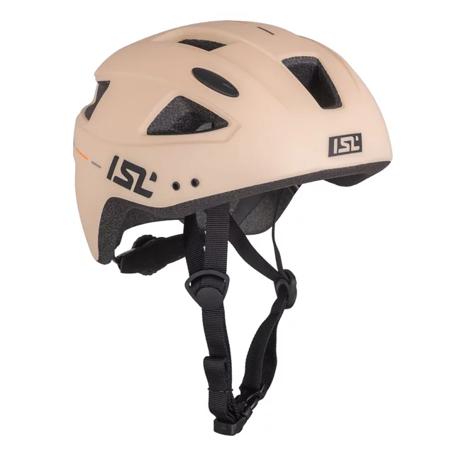 Detská cyklo prilba s LED svetlom ISL Lumiro - Pearl White