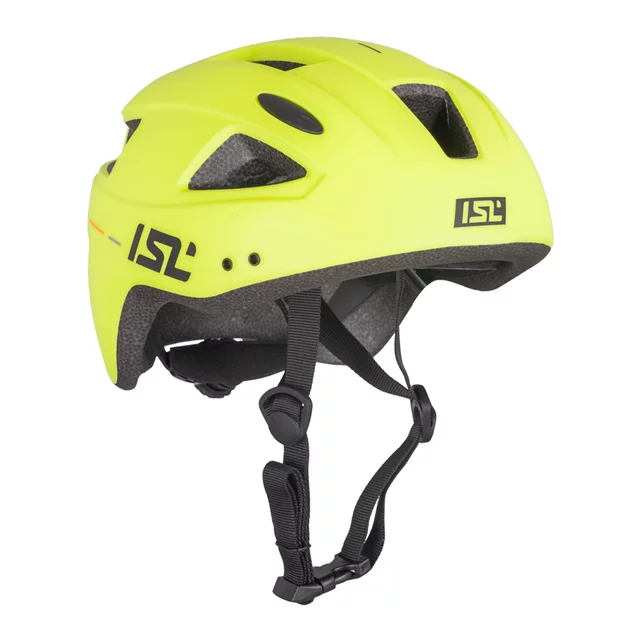 Detská cyklo prilba s LED svetlom ISL Lumiro - Pearl White