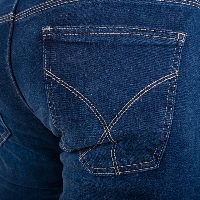 Pánske moto jeansy BOS Micas - Acid Blue