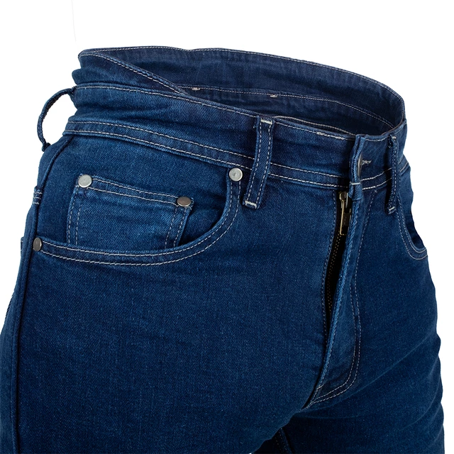 Pánske moto jeansy BOS Micas - Acid Blue