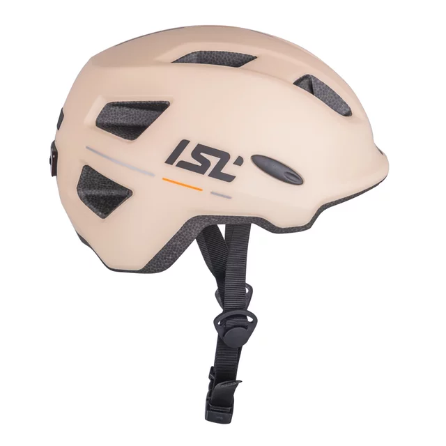 Detská cyklo prilba s LED svetlom ISL Lumitto - Blush Pink
