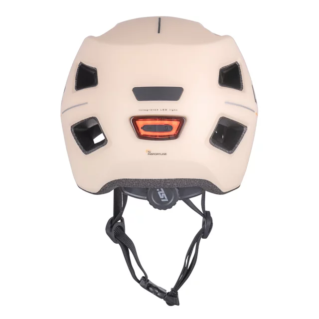 Detská cyklo prilba s LED svetlom ISL Lumitto - Blush Pink