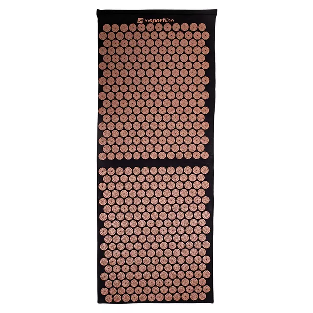 Akupresúrna podložka inSPORTline AKU-1000 125 x 50 cm - čierna-mocha mousse