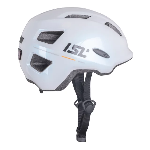 Detská cyklo prilba s LED svetlom ISL Lumitto - Blush Pink