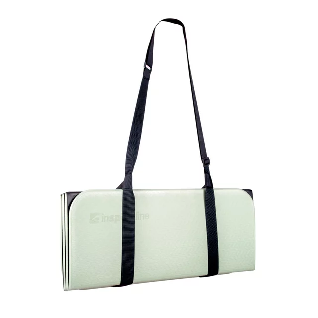 Skladacia podložka na cvičenie inSPORTline Misette 180x61x0,8 cm - bamboo beige-hnedá