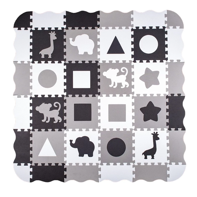 Penové puzzle s ohrádkou inSPORTline Trastino 30,5x30,5x1 cm, 36ks