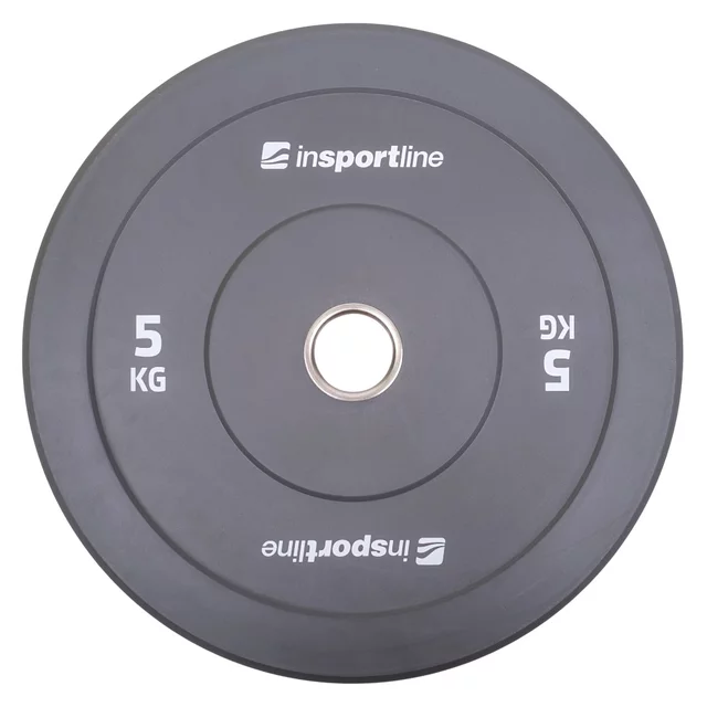 Súprava 2x5ks gumových kotúčov inSPORTline Bumper Plate Go 2x 5-25 kg 50 mm