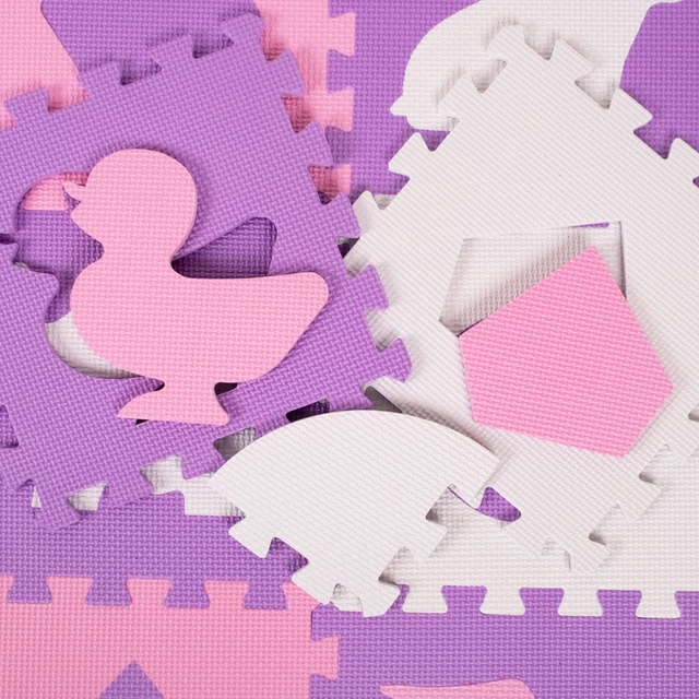 Penové puzzle s ohrádkou inSPORTline Burgino 30,5x30,5x1 cm, 36ks