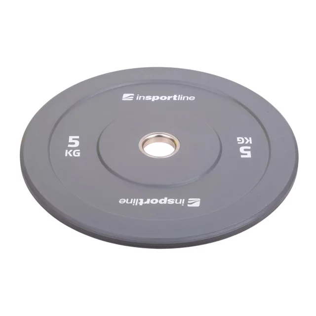 Súprava 2x5ks gumových kotúčov inSPORTline Bumper Plate Go 2x 5-25 kg 50 mm