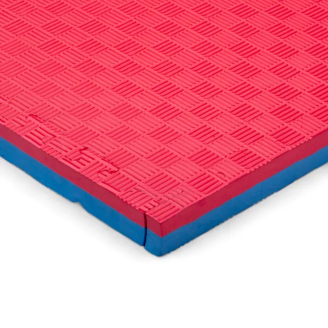 Puzzle tatami podložka inSPORTline Malmeida 100x100x4 cm - šedo-čierna, steblový vzor