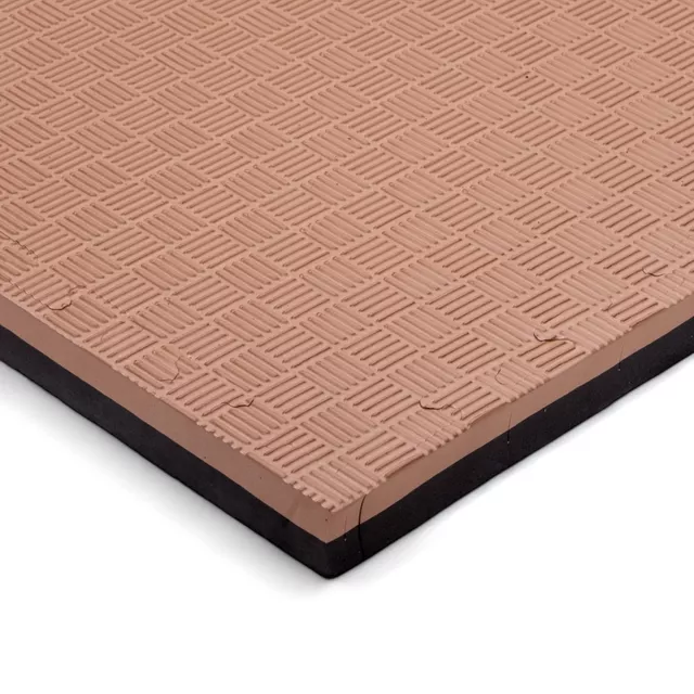 Puzzle tatami podložka inSPORTline Malmeida 100x100x4 cm - šedo-čierna, steblový vzor