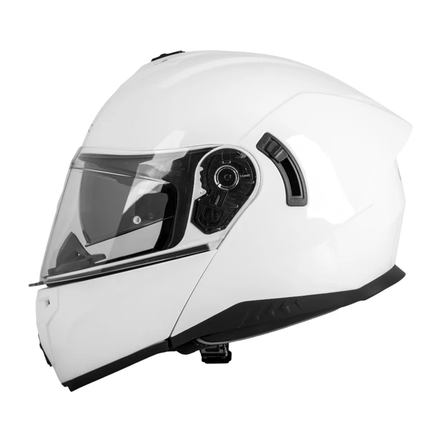 Výklopná prilba W-TEC Benidor - biela lesk