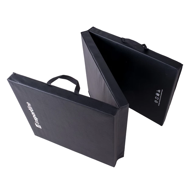 Skladacia gymnastická žinenka inSPORTline Trifold 195x90x5 cm - hnedá