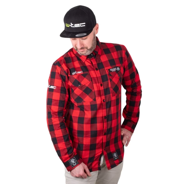 Košeľa W-TEC Black Heart Respector - šedá
