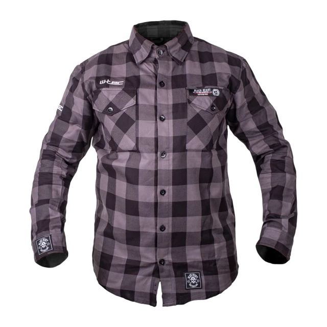 Košeľa W-TEC Black Heart Respector - šedá - šedá