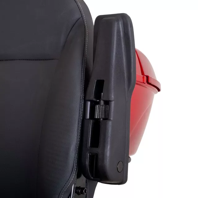 Elektrický trojkolesový vozík inSPORTline Zorica Deluxe s elektromagnetickou brzdou - vínová