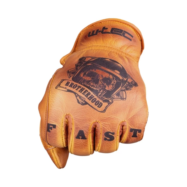 Letné kožené moto rukavice W-TEC Gatorrano