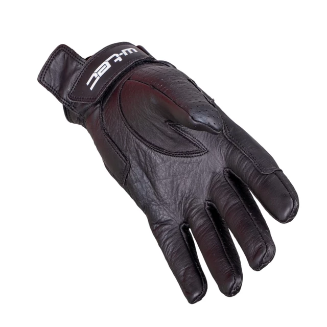 Letné kožené moto rukavice W-TEC Black Heart Darios - čierna