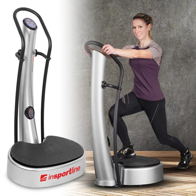 VibroGym inSPORTline Lotos - hnedá - strieborná