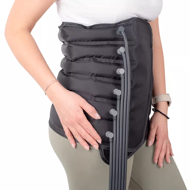 Prídavný kompresný bedrový pás inSPORTline L (128x37 cm)