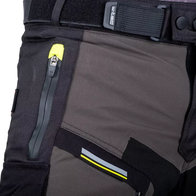 Moto nohavice W-TEC Daimick - čierno-šedá